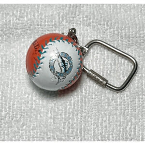 Vintage MLB Florida Marlins Baseball Sports Brat Keychain 1986 J.F.S.